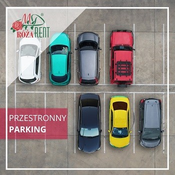 Przestronny parking - Róża Rent